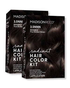 Madison Reed Radiant Hair Color Kit - 5NGM Dark Cinnamon Brown with Gold Mahogany Tones (Catania Brown), Dimensional Gray Hair Blending Permanent Hair Dye, PPD-Free & Ammonia-Free, 1 Pack