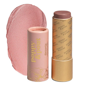 Poppy & Pout All Natural Lip Tint, Cardboard Tube, Hand-Filled, Beeswax, Vitamin E, Coconut Oil, Cruelty Free, All-Natural Shades (Roxie)