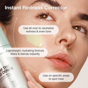 INNBEAUTY Project Calm The Red Down Dual Chamber Serum for Redness, Soothing & Skin Barrier Support, 1.7 OZ (50ml)