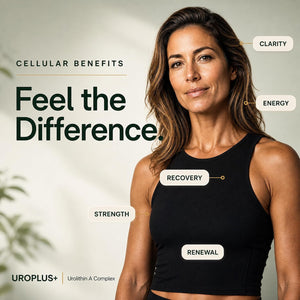 Urolithin A Supplement - 1250mg 10-in-1 Liposomal Complex - NAD+, Nicotinamide Riboside & Resveratrol Mitochondrial, Cellular Energy & Longevity Support, Healthy Aging & Muscle Recovery - 60 Veg Caps