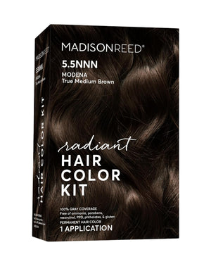 Madison Reed Radiant Hair Color Kit - 5NGM Dark Cinnamon Brown with Gold Mahogany Tones (Catania Brown), Dimensional Gray Hair Blending Permanent Hair Dye, PPD-Free & Ammonia-Free, 1 Pack