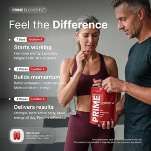 Urolithin A Supplement with NAD+, Resveratrol, CoQ10 & PQQ, High Potency 5-in-1 Longevity Formula, Mitochondrial Support for Healthy Aging, Energy & Muscle Strength, 120 Softgels - 2 Month Supply