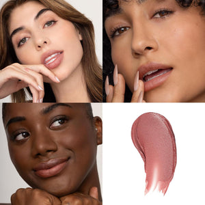 Poppy & Pout All Natural Lip Tint, Cardboard Tube, Hand-Filled, Beeswax, Vitamin E, Coconut Oil, Cruelty Free, All-Natural Shades (Roxie)