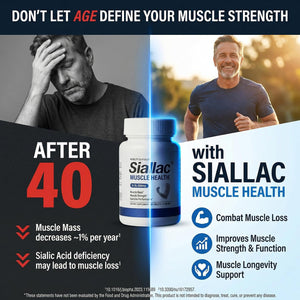 Muscle Health - Made in USA - Enhance Muscle Mass & Strength, Fast Workout Recovery, Reduce Fatigue & Boost Exercise Performance, 6-Sialyllactose (6-SL), 900mg, 90 Tablets (1 Pack)