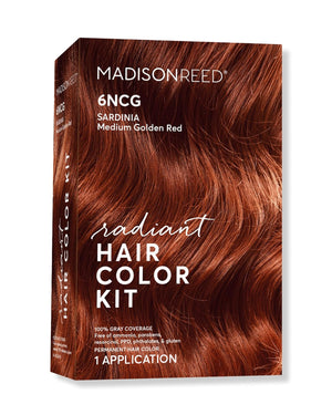 Madison Reed Radiant Hair Color Kit - 5NGM Dark Cinnamon Brown with Gold Mahogany Tones (Catania Brown), Dimensional Gray Hair Blending Permanent Hair Dye, PPD-Free & Ammonia-Free, 1 Pack
