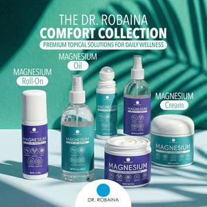 Dr. Robaina Magnesium Cream – Zechstein Magnesium Chloride with Arnica & OptiMSM for Post-Workout Muscle Comfort & Daily Wellness, 4 oz