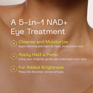 Aramore NAD+ Cell Energizing Treatment, Skin Care for Face (50ml) | Targets the Look of 12 Signs of Aging, Visibly Firms, Smooths & Hydrates Skin, Vegan, Fragrance-Free, Clinically Tested