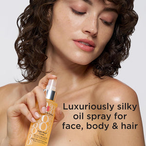 Elizabeth Arden Eight Hour All-Over Miracle Oil, Hydrating Spray Moisturizer for Face, Body & Hair, Vitamin E & Tsubaki Oil, Non-Comedogenic, Lightweight, 3.4 oz