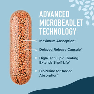 DIM Supplement 200 mg for Hormone Balance | Delayed-Release Microbeadlets | Estrogen Balance for Women & Men, Hormonal Acne Supplements, Menopause & Antioxidant Support | Vegan, Soy Free | 60 Ct.