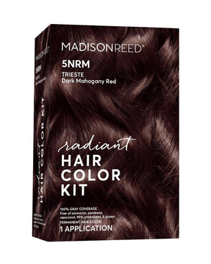 Madison Reed Radiant Hair Color Kit - 5NGM Dark Cinnamon Brown with Gold Mahogany Tones (Catania Brown), Dimensional Gray Hair Blending Permanent Hair Dye, PPD-Free & Ammonia-Free, 1 Pack