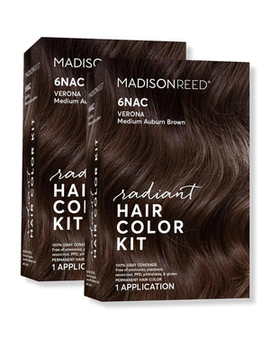 Madison Reed Radiant Hair Color Kit - 5NGM Dark Cinnamon Brown with Gold Mahogany Tones (Catania Brown), Dimensional Gray Hair Blending Permanent Hair Dye, PPD-Free & Ammonia-Free, 1 Pack