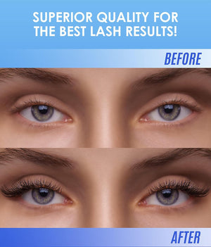 STACY LASH Extra Strong Evolution Eyelash Extension Glue (0.17fl.oz / 5ml) / 0.5-1 Sec Dry/Retention – 8 Weeks/Black Adhesive/Lash Tech Supplies + Glue Ring