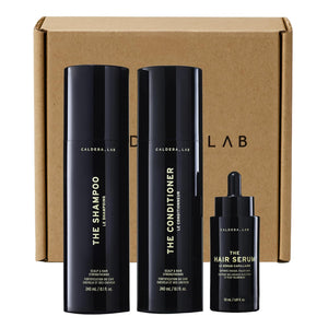 Caldera + Lab Men’s Skincare Set – The Regimen Rich: Cleanser, Moisturizer & Night Serum | Hydrating, Firming & Smoothing | Niacinamide, Clean, All Skin Types