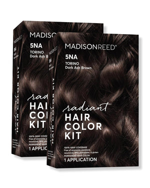 Madison Reed Radiant Hair Color Kit - 5NGM Dark Cinnamon Brown with Gold Mahogany Tones (Catania Brown), Dimensional Gray Hair Blending Permanent Hair Dye, PPD-Free & Ammonia-Free, 1 Pack