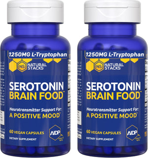 GABA Brain Food - GABA Supplement with L-Citrulline & Grape Seed Extract - Supports Calm & Relaxation - Nighttime Sleep Aid - Supports Production of Gamma Aminobutyric Acid - 120 L-Citrulline Capsules