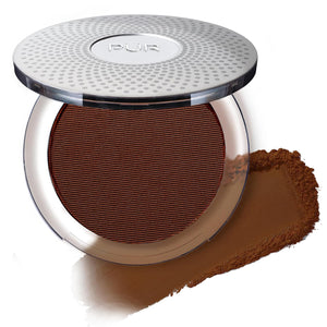 PÜR MINERALS 4-in-1 Pressed Mineral Makeup Powder Foundation with SPF 15 - Concealer & Finishing Compact Pressed Powder for Face - Buildable Medium to Full Coverage Foundation Powder