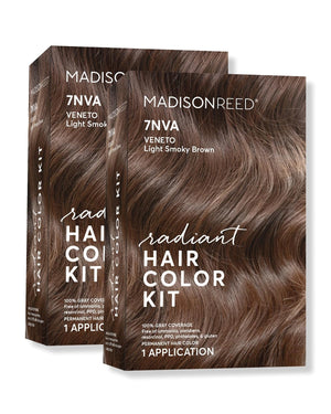 Madison Reed Radiant Hair Color Kit - 5NGM Dark Cinnamon Brown with Gold Mahogany Tones (Catania Brown), Dimensional Gray Hair Blending Permanent Hair Dye, PPD-Free & Ammonia-Free, 1 Pack