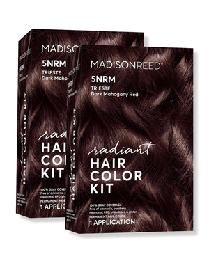 Madison Reed Radiant Hair Color Kit - 5NGM Dark Cinnamon Brown with Gold Mahogany Tones (Catania Brown), Dimensional Gray Hair Blending Permanent Hair Dye, PPD-Free & Ammonia-Free, 1 Pack