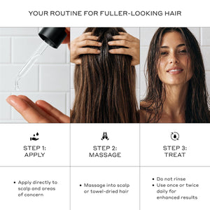 ZENAGEN Densifying Hair Serum for Fine + Thinning Hair | Boosts Hair Density, Strengthens & Nourishes Hair Follicles, Non-Greasy Water-Based Formula, Plant-Based, Vegan, All Hair Types
