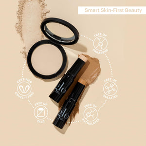 Glo Skin Beauty Modern Matte Foundation, Oil-Free, 1N, 30 mL | Full coverage matte foundation, salicylic acid + niacinamide, non-comedogenic, buildable, oily and acne-prone skin