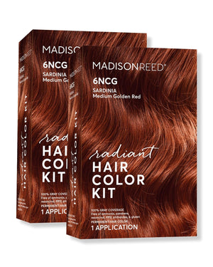 Madison Reed Radiant Hair Color Kit - 5NGM Dark Cinnamon Brown with Gold Mahogany Tones (Catania Brown), Dimensional Gray Hair Blending Permanent Hair Dye, PPD-Free & Ammonia-Free, 1 Pack