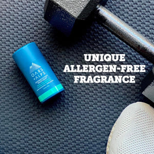 Oars + Alps Aluminum Free Deodorant for Men | Long Lasting Odor Protection, Clear & Free of White Residue, Anti-Chafing Smooth Glide, Dermatologist Tested, Deep Sea Glacier, 2pk, 2.6oz