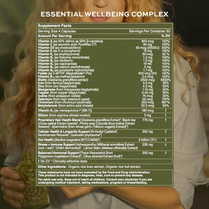 Healthy Hair Growth Duo, Wellbeing Complex 7-in-1 Women’s Supplement (120 Capsules, 30 Day Supply) + Root Replenish Active Growth Serum (40mL), Support for Thicker, Healthier Hair