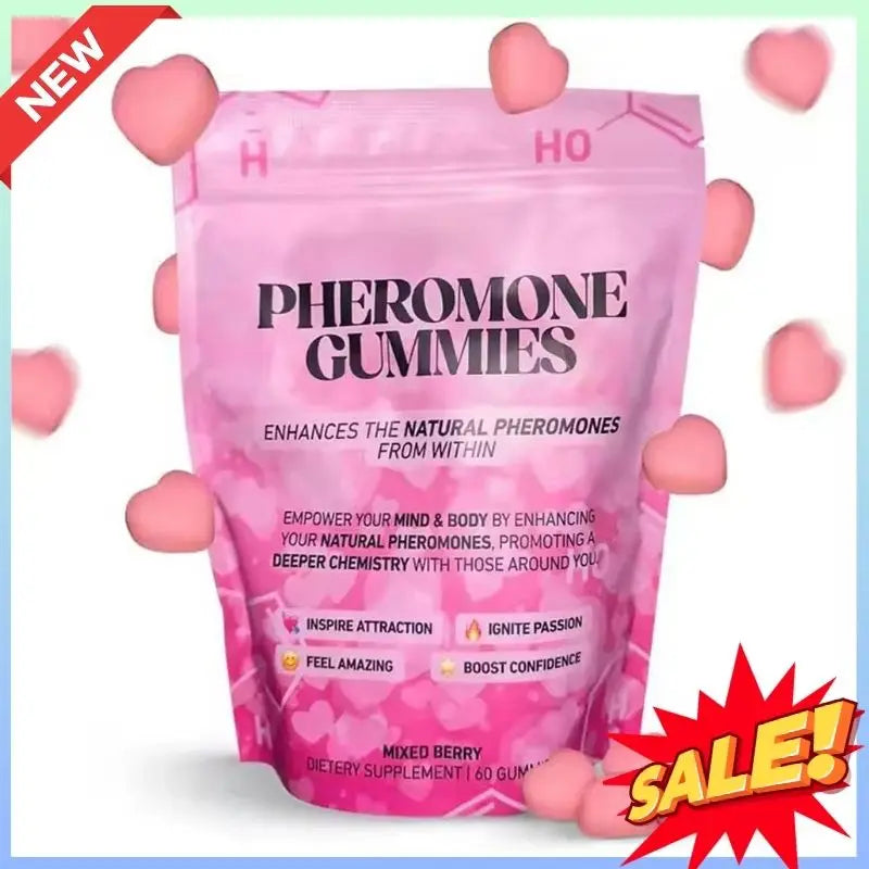Pheromone Gummies Vitamin E, Enhances Immunity, Mood Supplement, Enhance Attractiveness, Regulate Physiological Balance