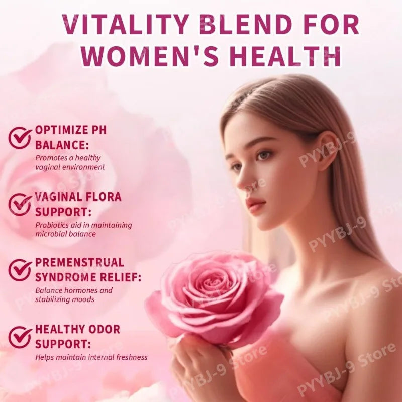 Pheromone Gummies Premium Feminine Balance Blend with Maca Beetroot Strawberry Flavor Daily Supplement 60 Count 30 Servings