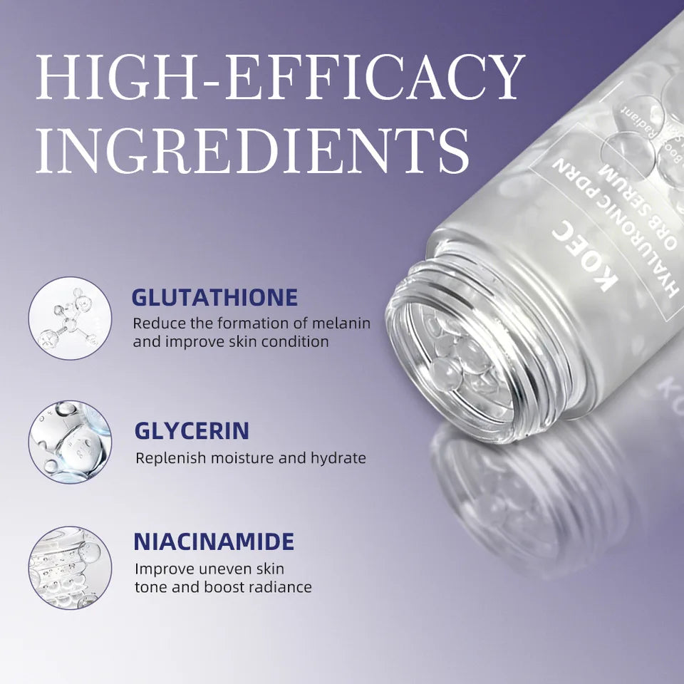 Hyaluronic PDRN Orb Serum, Korean Skincare, Anti-Aging, Skin Repair, Firming, Deep Hydration, Radiance Booster, Wrinkle Care,