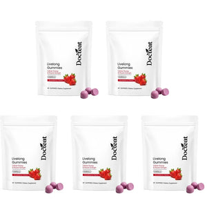 Docteat Urolithin A Gummies Muscle Vitality Support Cellular Energy Mitochondrial Health Daily Wellness Supplement 60 Gummies