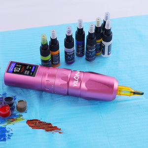 Wireless Tattoo Pen Machine Kit Complete with 1200mAh Power Supply Ink Needles