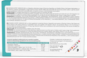 Dulac – Diosmin Omniven 500, Food Supplement for Leg Support Circulation, 120 Ta