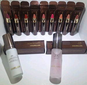 HOURGLASS VEIL°MINERAL PRIMER, NO°28 PRIMER SERUM & GIRL° STYLO LIPSTICK NIB